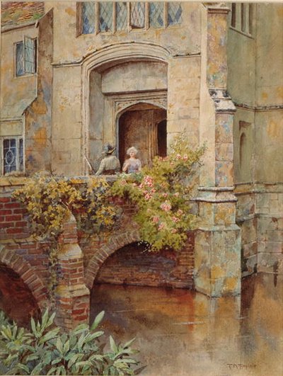 En el puente de Baddesley Clinton Hall de Thomas Nicholson Tyndale