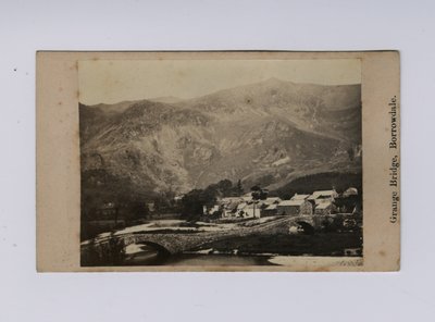 Puente Grange, Borrowdale (foto en blanco y negro) de Thomas Ogle