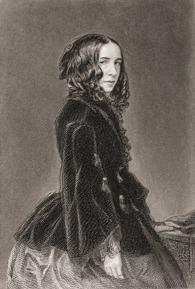 Elizabeth Barrett Browning, Obras poéticas Volumen I, grabado de Thomas Oldham Barlow
