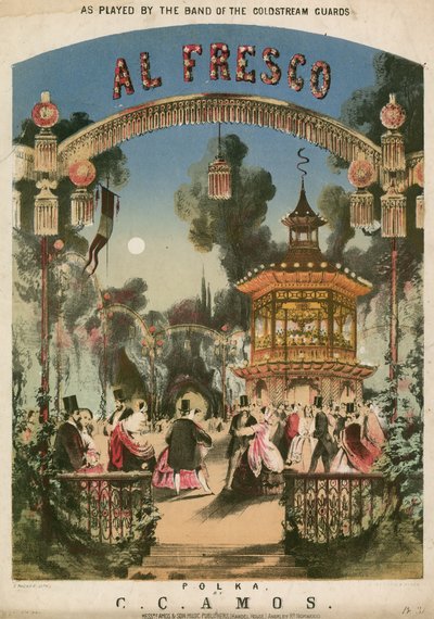 Polka al Fresco, partitura musical de Thomas Packer
