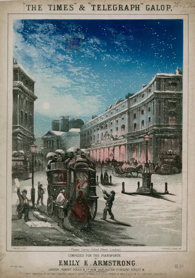 Partitura musical para The Times and Telegraph Galop de Thomas Packer