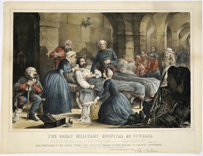 El gran hospital militar en Scutari, impreso por Stannard und Dixon, 24 de febrero de 1855 de Thomas Packer
