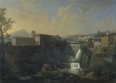 Una vista de Tívoli, c.1750-55 de Thomas Patch