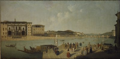 El Arno en Florencia de Thomas Patch