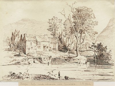 Dovedale - Molino de Thorpe de Thomas Peploe Wood