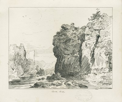 Dovedale - paisaje de Thomas Peploe Wood