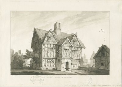 Pueblo de Gnosall - Casa Antigua de Thomas Peploe Wood