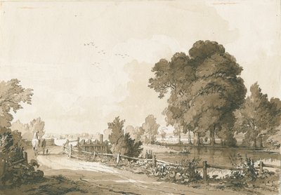 Great Haywood - Compuertas en el Río Trent de Thomas Peploe Wood