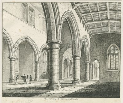 Interior de la Iglesia de Penkridge de Thomas Peploe Wood