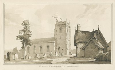 Iglesia y Casa Parroquial de Milwich de Thomas Peploe Wood