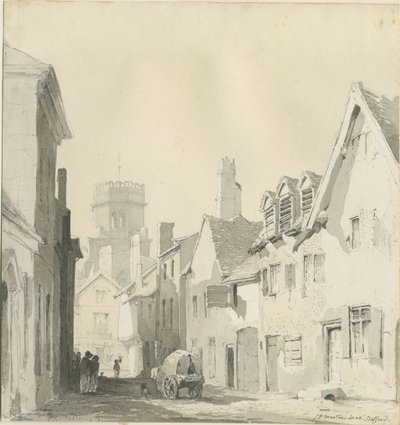 Stafford - Calle de San Martín: pintura en acuarela, nd [?1839] de Thomas Peploe Wood