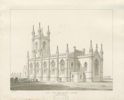 Iglesia de Stoke-upon-Trent [Nueva] de Thomas Peploe Wood