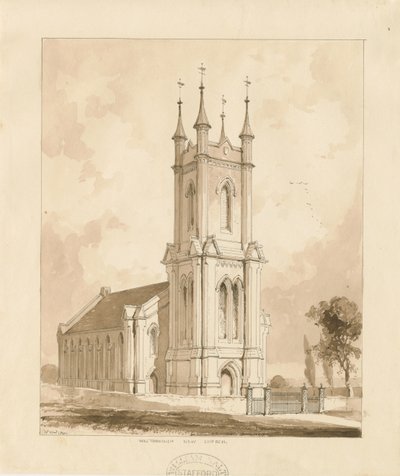 Iglesia de West Bromwich [Nueva] de Thomas Peploe Wood