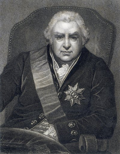 Joseph Banks, Presidente de la Sociedad Real PRS, botánico, 1800s de Thomas Philips