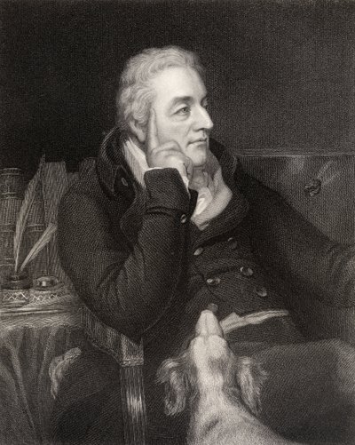 George Wyndham, 3er Conde de Egremont, grabado por H.R. Cook (fl.1813-1847), de 