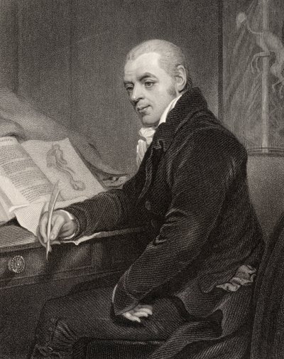 Joshua Brookes, grabado por H. Cook, de 