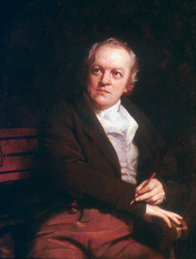 William Blake, místico, poeta, artista y grabador inglés, 1807 de Thomas Phillips