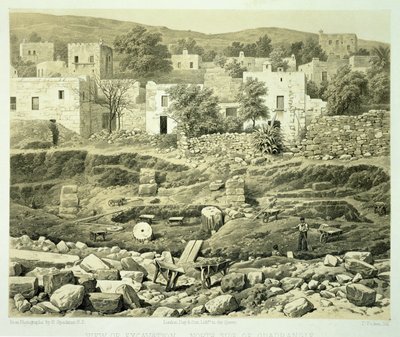 Vista de la excavación, de 