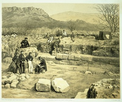 Vista del Templo de Marte, de 