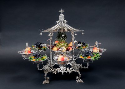 Epergne de chinoiserie de Thomas Pitts
