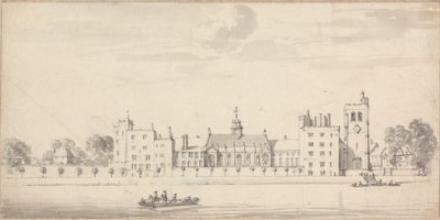 El Palacio de Lambeth desde el otro lado del río de Thomas Priest