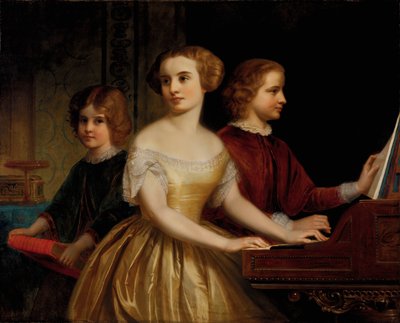 Las Hermanas Parmly, ca. 1857 de Thomas Pritchard Rossiter
