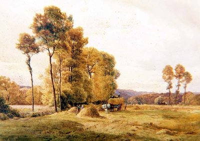 Campo de Heno, Atardecer de Thomas Pyne