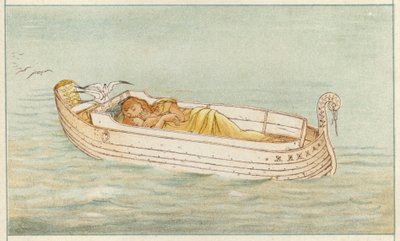 Danae y Perseo de Thomas Ralph Spence