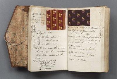 Libro de registros del tintorero de Thomas Ratcliffe