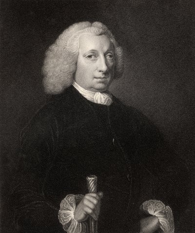 John Huxham, grabado por J. Jenkins, de 