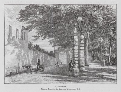 Il Frontone (grabado) de Thomas Robert Macquoid