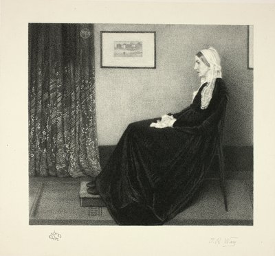 Arreglo en gris y negro: Retrato de la madre del artista, según Whistler de Thomas Robert Way