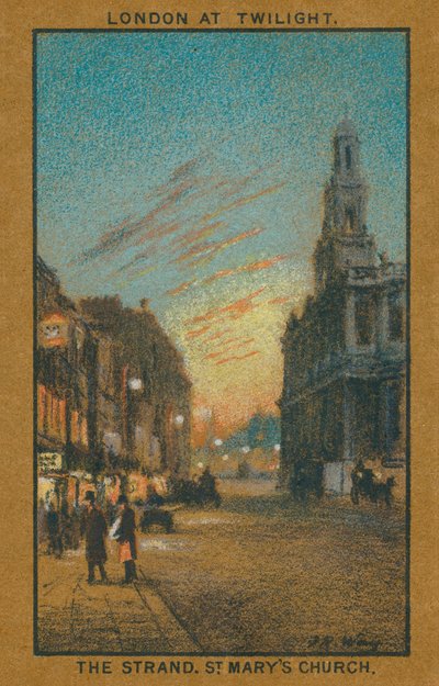Londres al atardecer: The Strand, St Mary