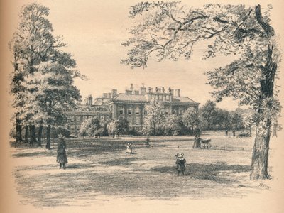 Frente sur del Palacio de Kensington de Thomas Robert Way