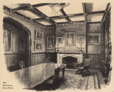 Sala del Club Beefsteak de Thomas Robert Way