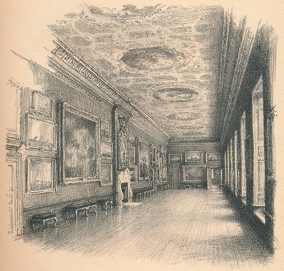 La Galería de los Reyes, Palacio de Kensington, 1902 de Thomas Robert Way
