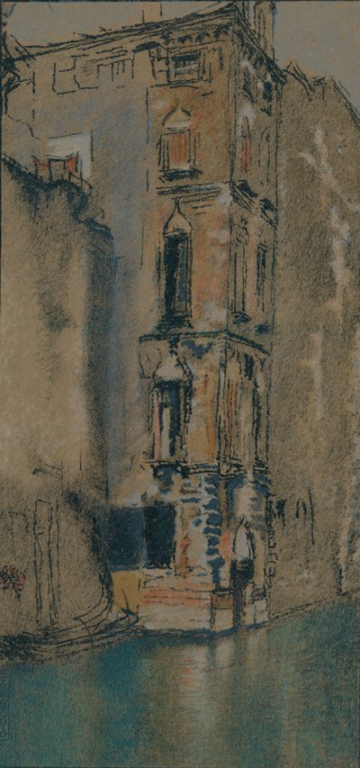 El viejo salón de mármol, Venecia, c. 1904 de Thomas Robert Way