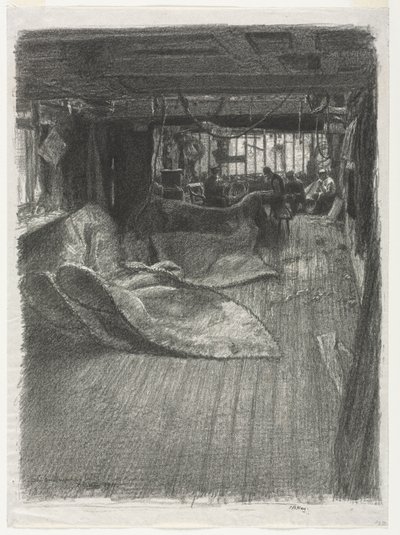 El taller de los veleros, 1911 de Thomas Robert Way