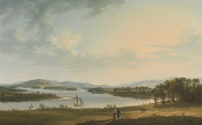 Knock Ninney y Lough Erne desde Bellisle, Condado de Fermanagh, Irlanda de Thomas Roberts