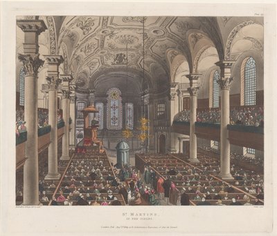 San Martín en los Campos de Thomas Rowlandson, Augustus Charles Pugin, J. Bluck