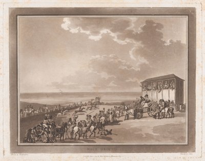 Carrera en Brighthelmstone, 1 de junio de 1790 de Thomas Rowlandson, Samuel Alken