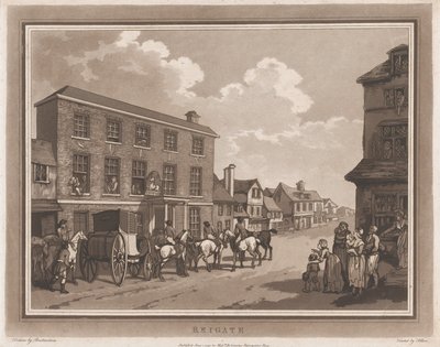 Reigate Una Excursión a Brighthelmstone de Thomas Rowlandson, Samuel Alken