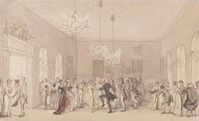 Un baile en Scarborough de Thomas Rowlandson
