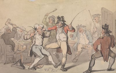 Se ha detectado una «pierna negra» que hace trampas con las cartas de Thomas Rowlandson
