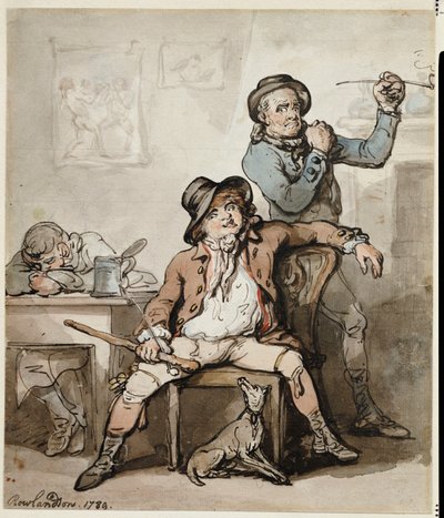 Un par de bribones, 1789 de Thomas Rowlandson