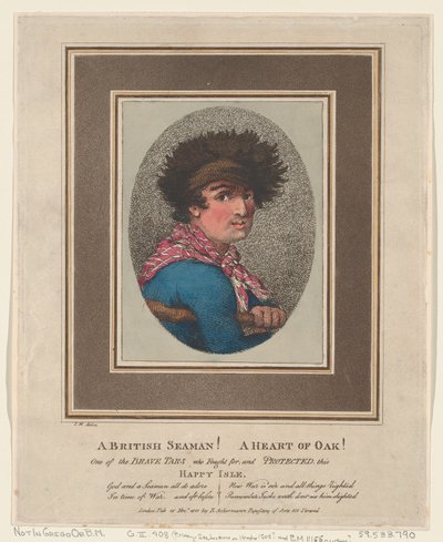 ¡Un Marinero Británico! ¡Un Corazón de Roble!, 15 de noviembre de 1801 de Thomas Rowlandson