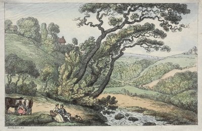 Una vista de Cornualles, 1810 de Thomas Rowlandson