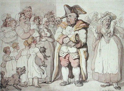Un grito por un gato de Thomas Rowlandson