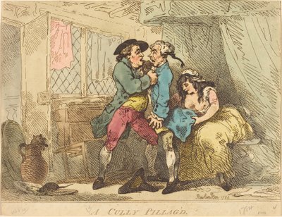 Un tonto saqueado de Thomas Rowlandson