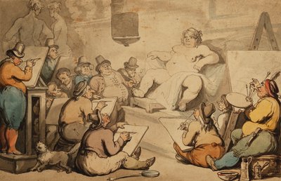 Una academia holandesa de Thomas Rowlandson